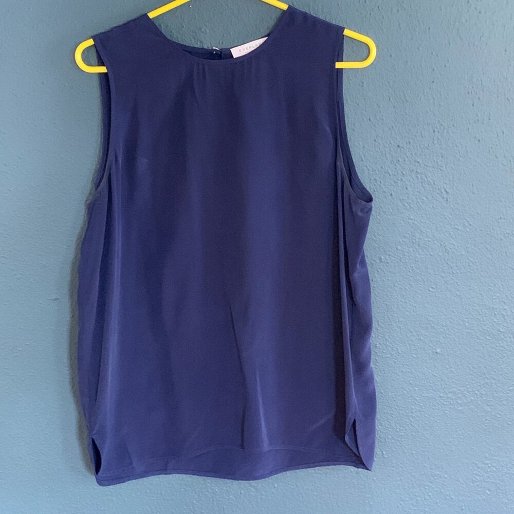 Everlane Loose Dark Blue Tank. Size 12